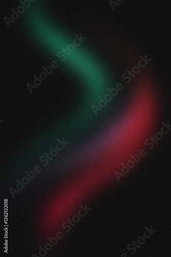 Abstract design with fluid motion flowing color gradients neon glow and soft blur blending into dynamic glowing light effects with wave patterns and noise grain creating a radiant depth.