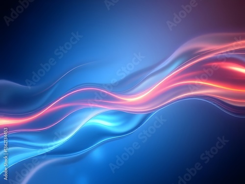background of modern tech gradient waves fluid curve generative ai
