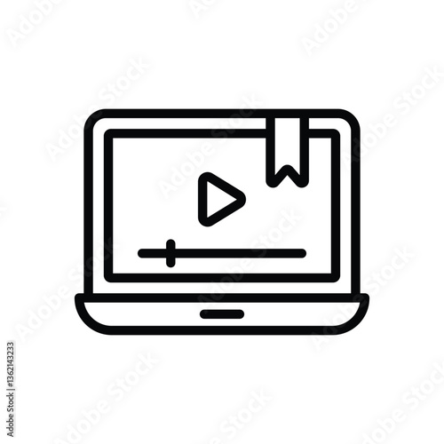 Free Download Video Lesson Vector icon - GFXLoad