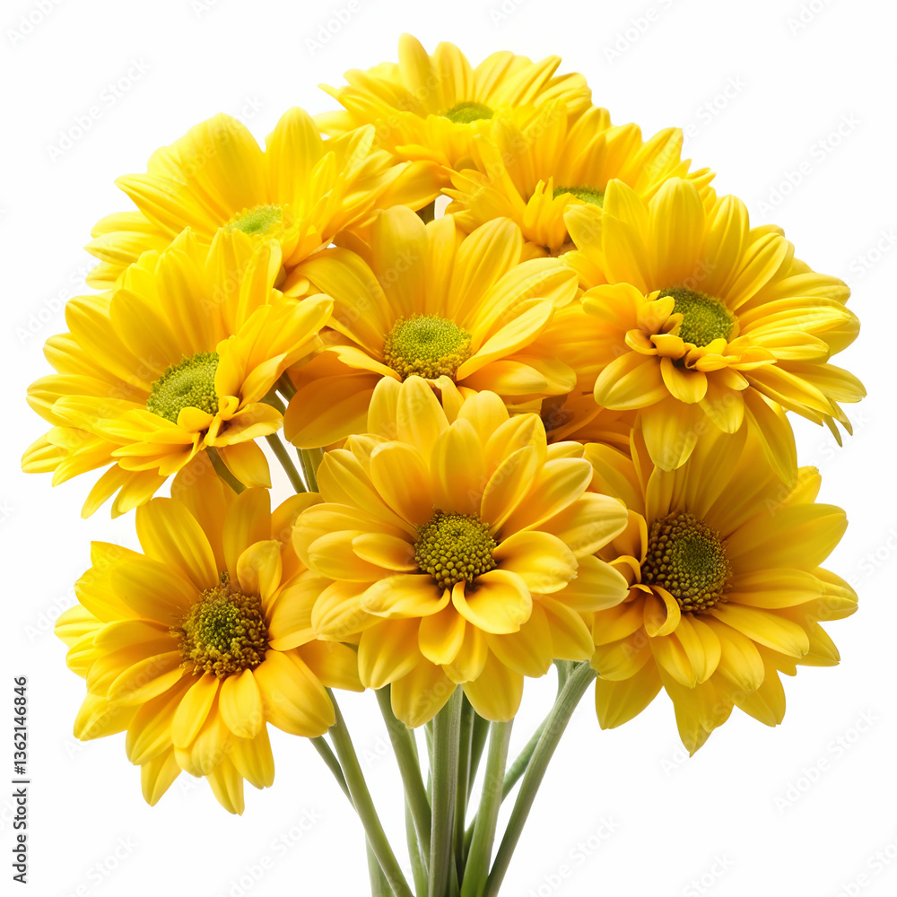 Bunch of yellow flowers isolated on transparent background
Bunch of yellow flowers isolated on transparent background