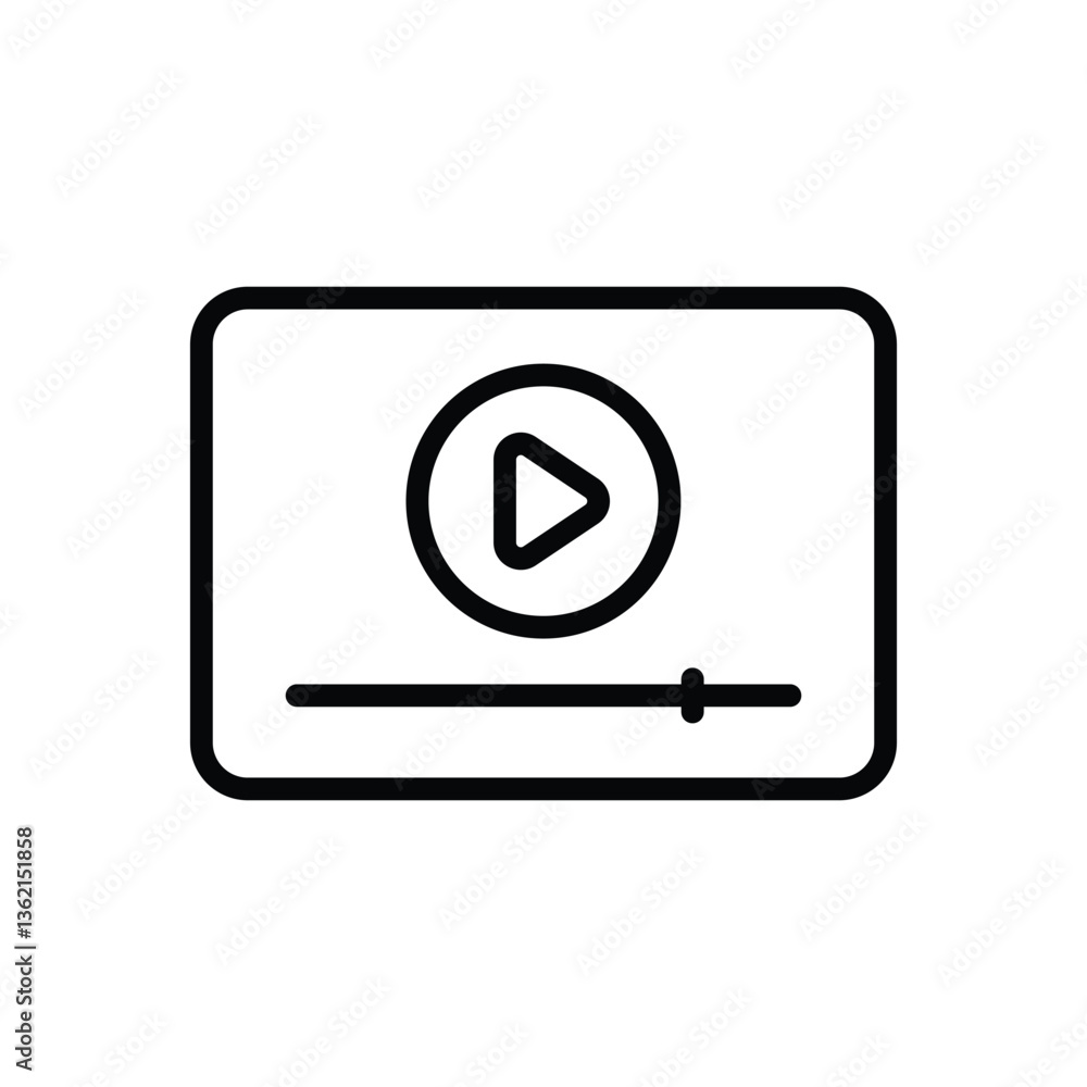 Live Streaming Vector icon Live Streaming Vector icon