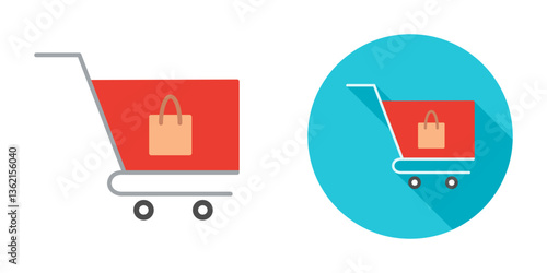 Unique Cart Vector Icon