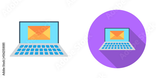 Unique Emails Vector Icon