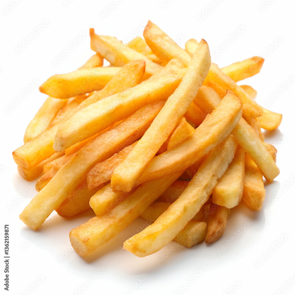 Deep fried potato strips isolated on transparent background
Deep fried potato strips isolated on transparent background