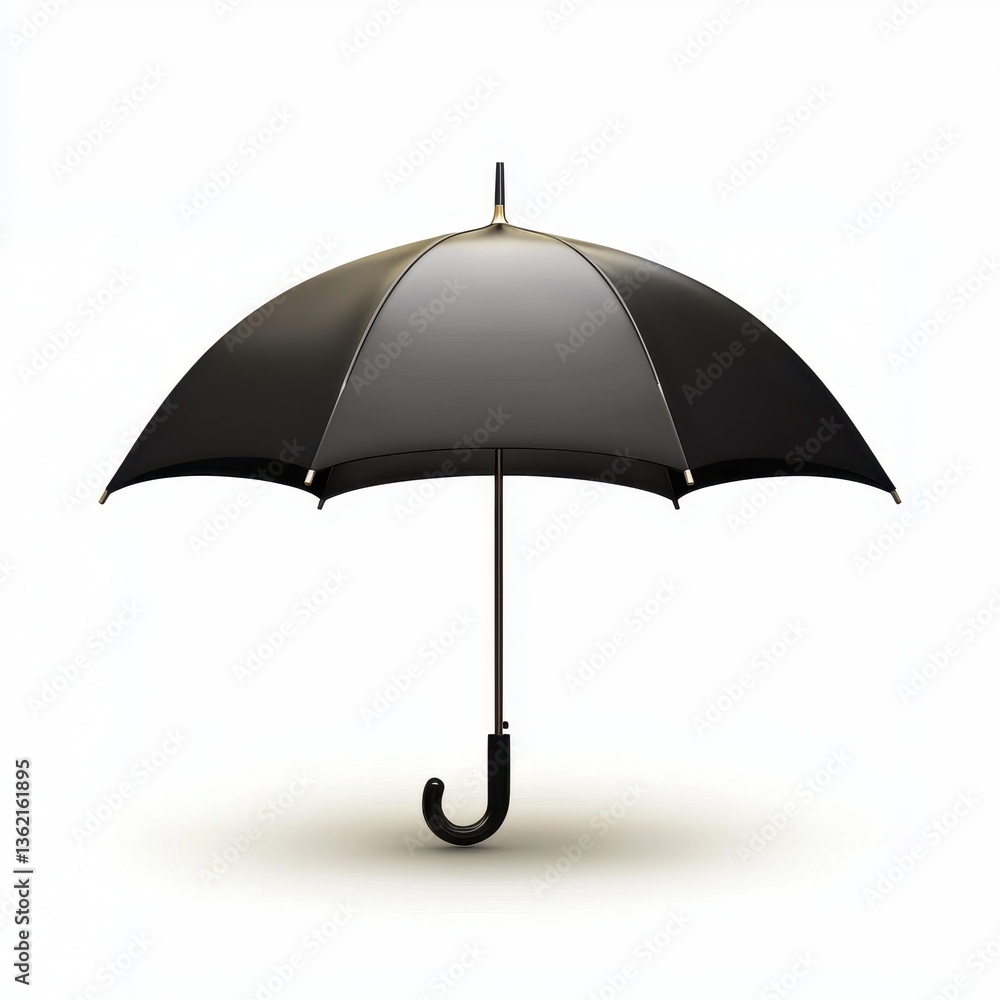 Compact and stylish travel umbrella, isolated on white background Compact and stylish travel umbrella, isolated on white background