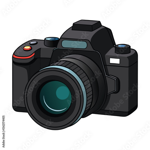dslr camera vector
