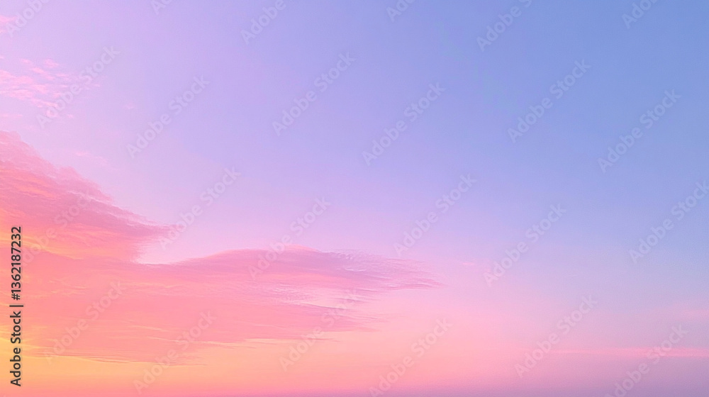 Obraz premium pastel colored sky