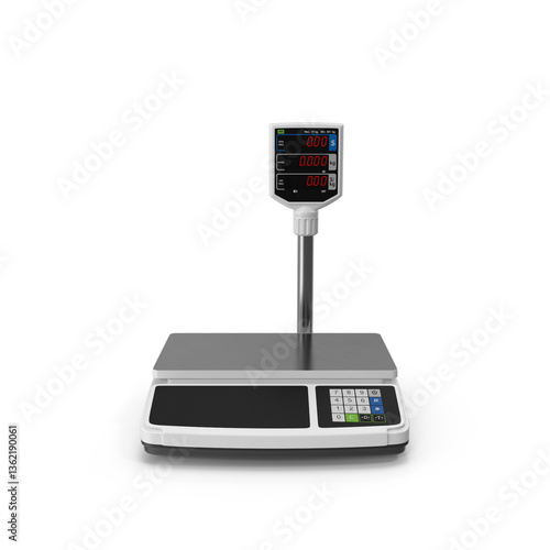 Electronic scale price display
