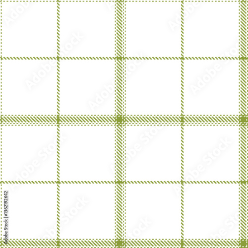 Modern Metallic White Seamless Tartan Textile Design Variant 1083