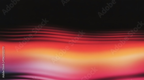 A gradient illustration of warm and fiery colors with horizontal lines