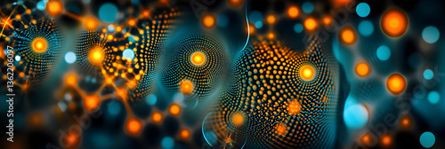 Intricate Diffraction Pattern Unveiled through X-Ray Crystallography for Molecular Structure Analysis