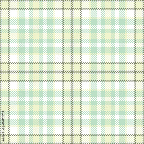 Modern Seamless Tartan in Light White tones Textile Design Variant 1195