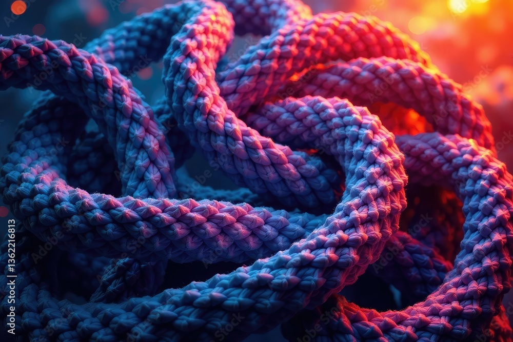 Complex, interwoven design; endless repetition , intricate, seamless pattern, art