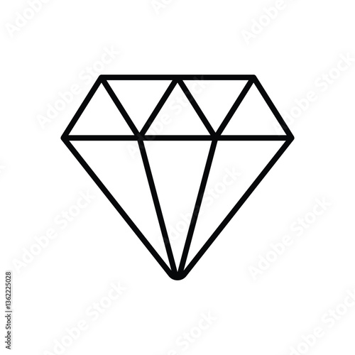 Diamond Vector icon