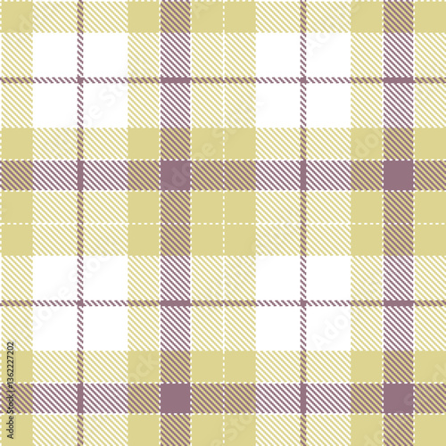 Modern Seamless Tartan in Cool White tones Textile Design Variant 1290