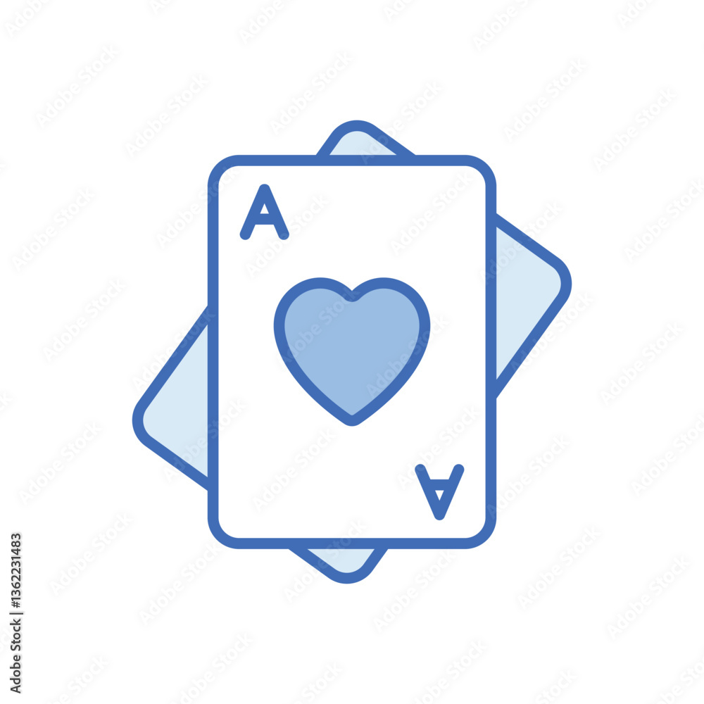 Playing cards Vector icon Playing cards Vector icon