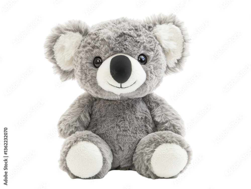 Isolated Gray Koala Bear Plush Toy Isolated Gray Koala Bear Plush Toy