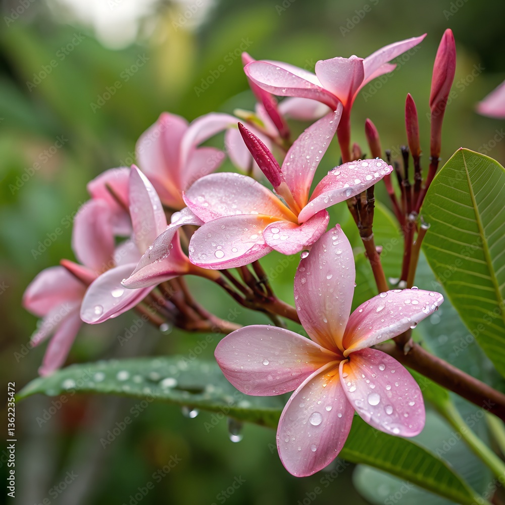 Fototapeta premium pink orchid in garden