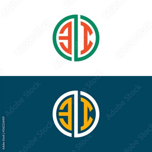 Free Download EI IE letter logo design - GFXLoad