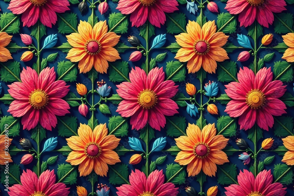 Intricate floral pattern, repeating seamlessly , nature, background texture, digital Intricate floral pattern, repeating seamlessly , nature, background texture, digital