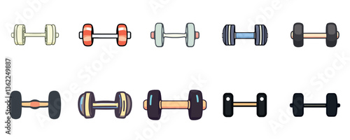 Dumbbells and Weights for Fitness Training