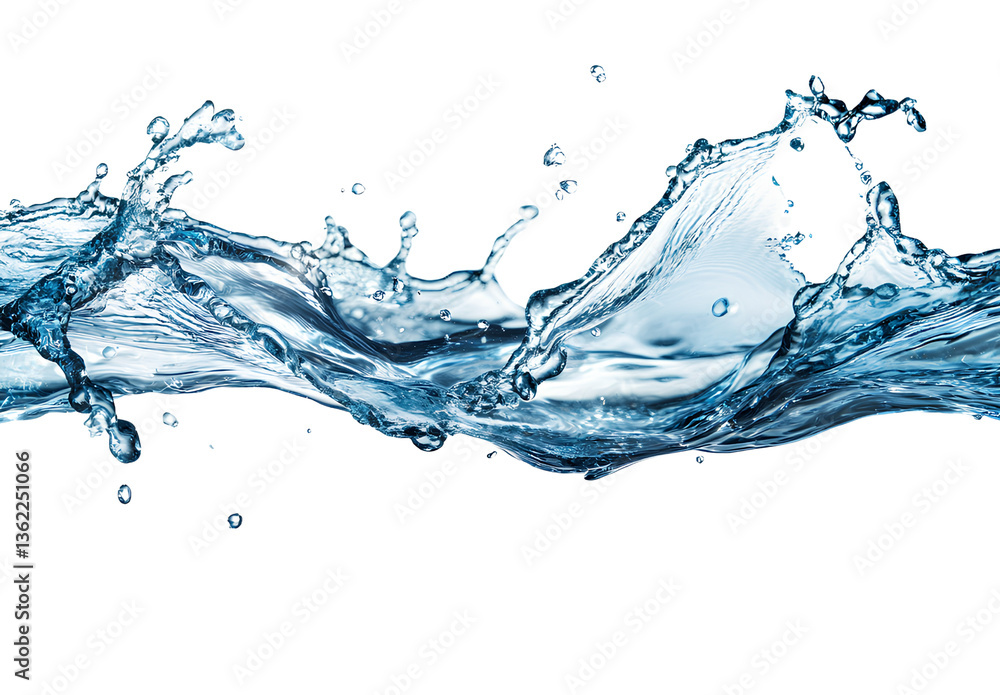 Water splash, isolated on a transparent background png Water splash, isolated on a transparent background png