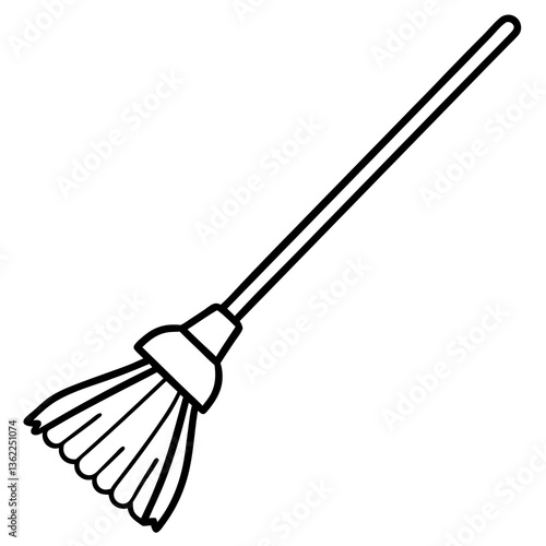 "Broom Vector Graphic Design File - High-Quality Vector Artwork"