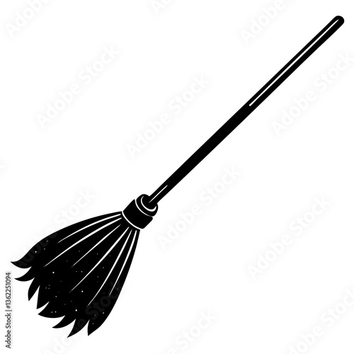 "Broom Vector Graphic Design File - High-Quality Vector Artwork"
