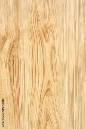 Natural light wood texture with vertical grain pattern
