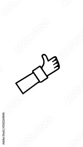 mano pulgar arriba 