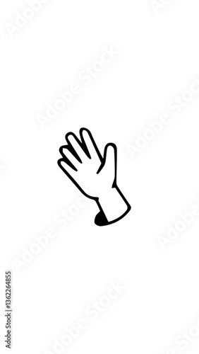 mano saliendo