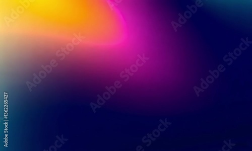 Abstract Gradient Background, Vivid Colors, Orange, Pink, Purple, Hues, Blurred, Soft, Smooth, Desig