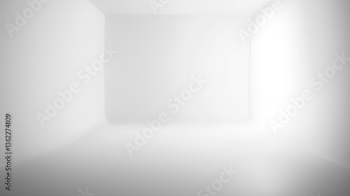 Wallpaper Mural Pure White Background with Subtle Vignetting for Photography Use Torontodigital.ca