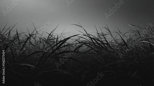 A monochrome minimalist background with smooth matte black and soft gray gradients