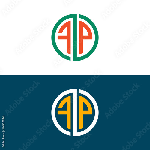 Free Download FP PF letter logo design - GFXLoad
