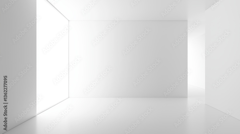 Clean White Background with Subtle Lines for Professional Use