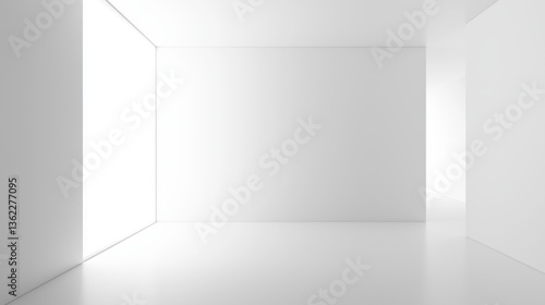 Wallpaper Mural Clean White Background with Subtle Lines for Professional Use Torontodigital.ca