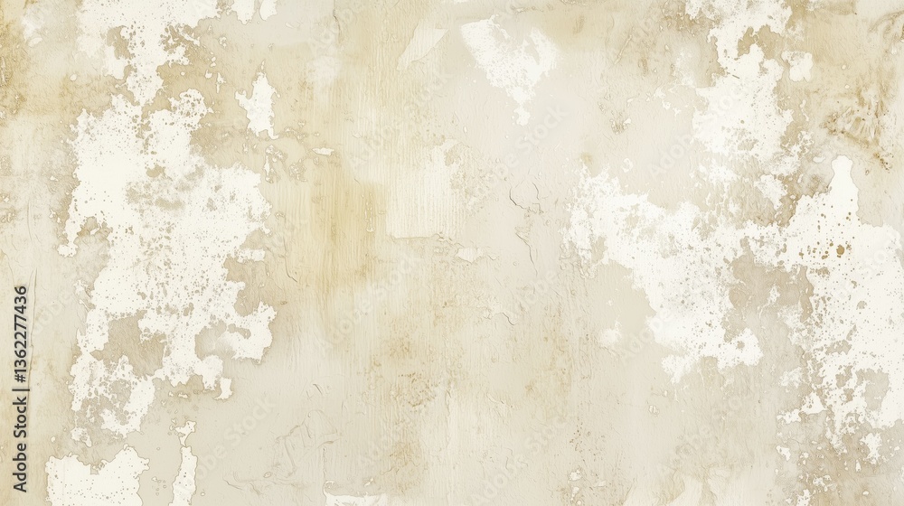 Fototapeta premium Subtle Natural Warm White Wallpaper Texture with Off-White Tones