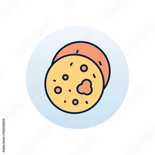 Chapati Vector icon