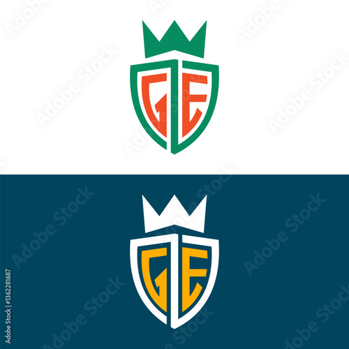 GE EG letter logo design