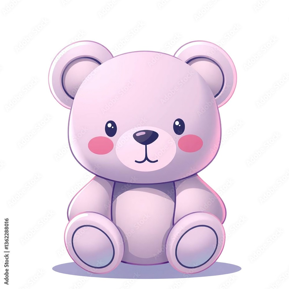 3d gradient silver bear icon isolated on white 3d gradient silver bear icon isolated on white