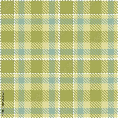 Modern Seamless Tartan in Dusty Beige tones Textile Design Variant 1592