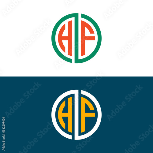Free Download HF FH letter logo design - GFXLoad