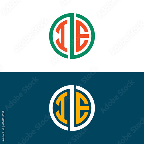Free Download IE EI letter logo design - GFXLoad