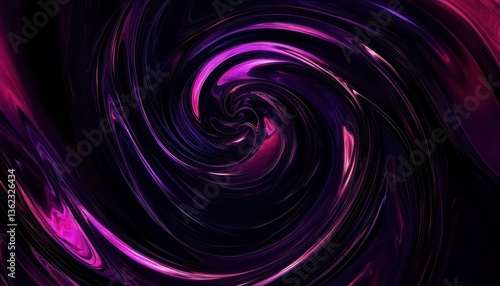 Abstract Purple and Pink Swirling Vortex Background