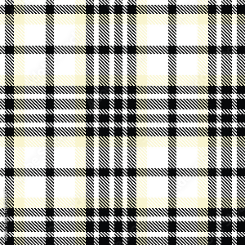 Modern Light White Seamless Tartan Textile Design Variant 1803