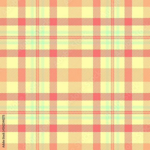 Pastel plaid pattern. Soft, summery colors create a cheerful and versatile texture perfect for textile design, fashion, websites, and branding.