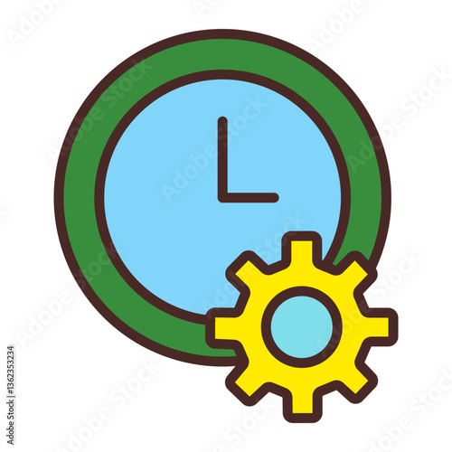 Time Management Vector Icon Design