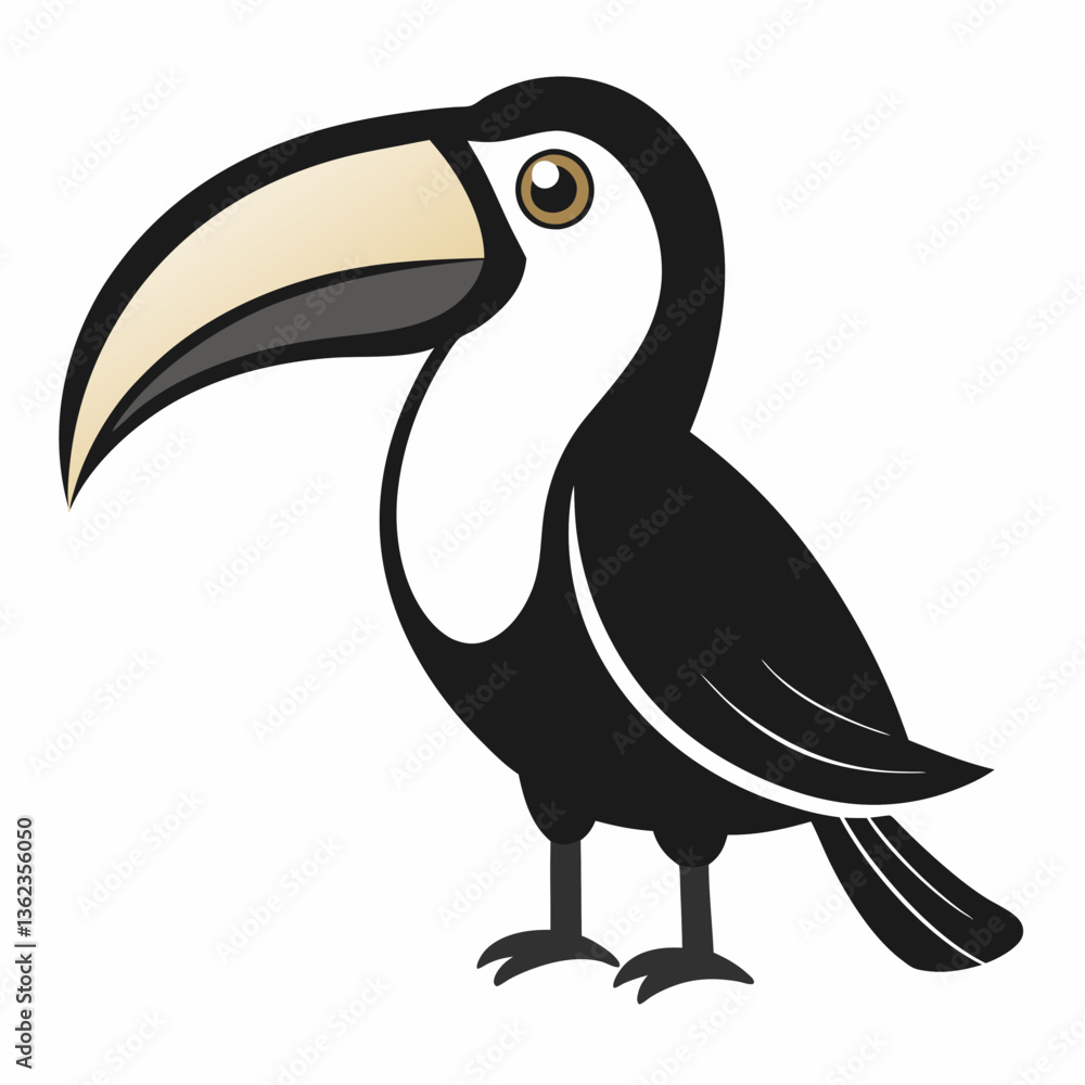 Fototapeta premium toucan bird cartoon