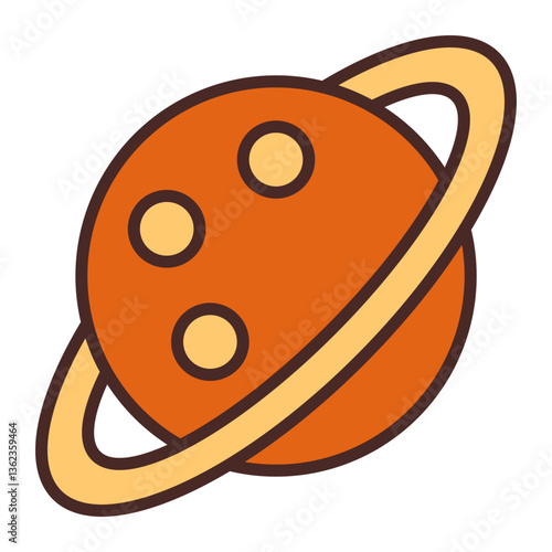 Planet Vector Icon Design